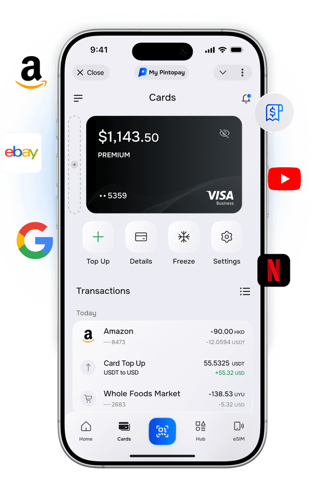 Virtual and Physical Cards
